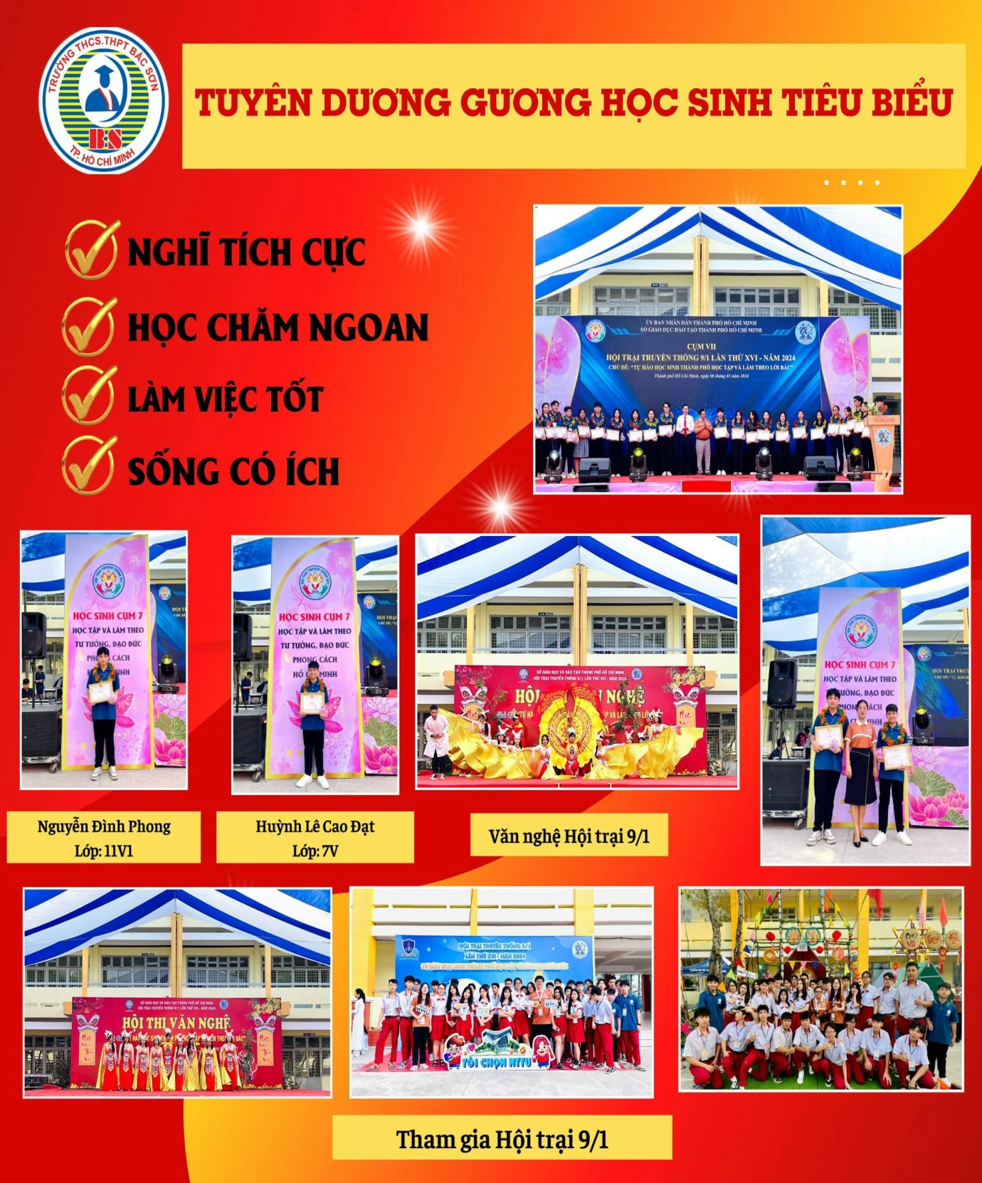 Công trình thanh niên của Trường THCS - THPT Bắc Sơn