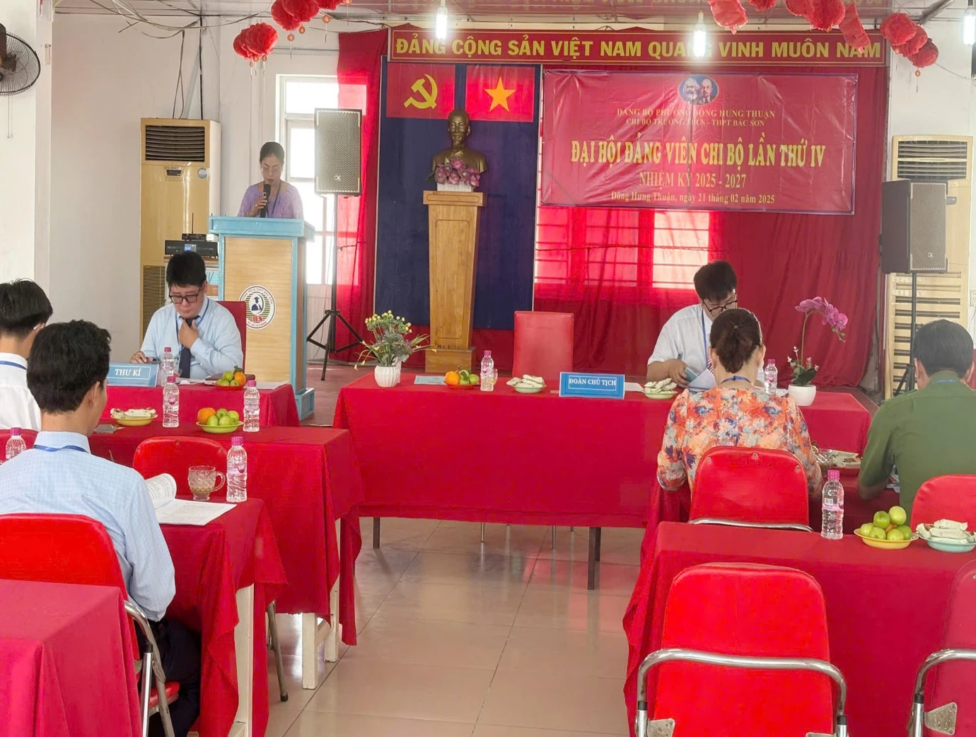 Đại hội chi bộ Trường THCS-THPT Bắc Sơn nhiệm kỳ 2025-2027