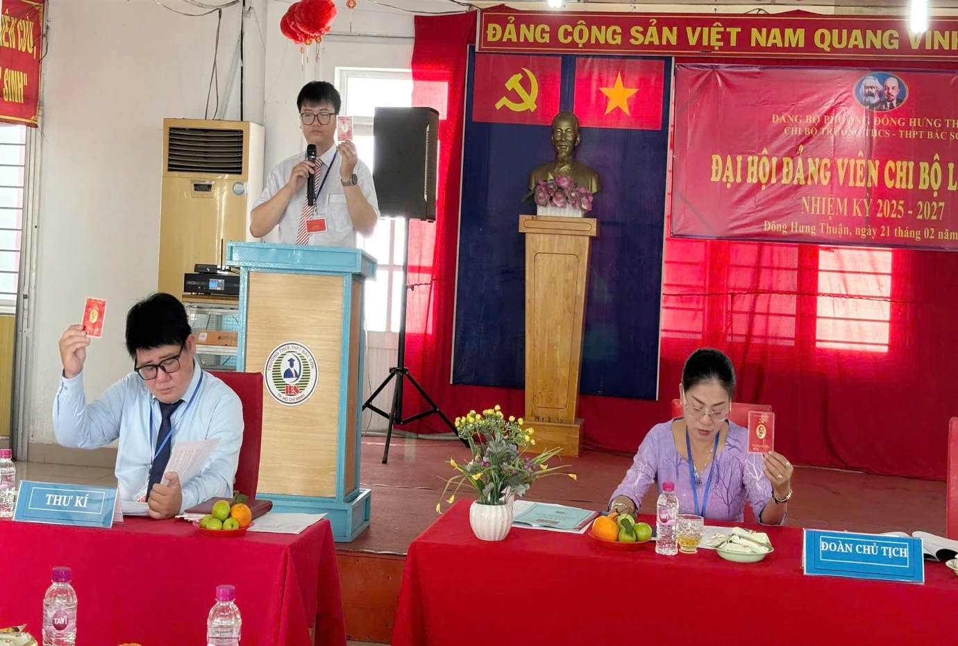 Đại hội chi bộ Trường THCS-THPT Bắc Sơn nhiệm kỳ 2025-2027