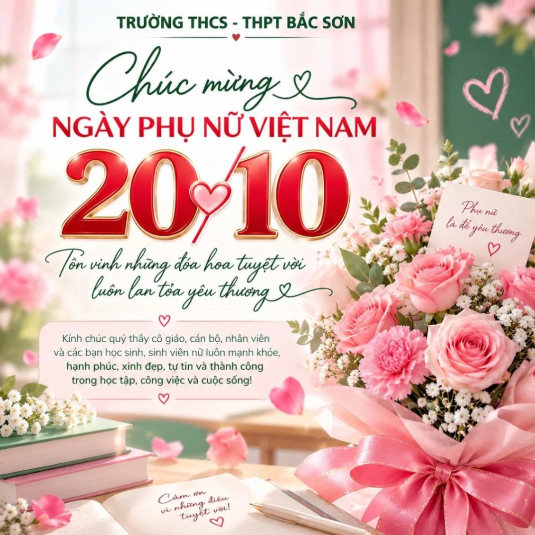 Chúc mừng ngày Phụ nữ Việt Nam 20/10
