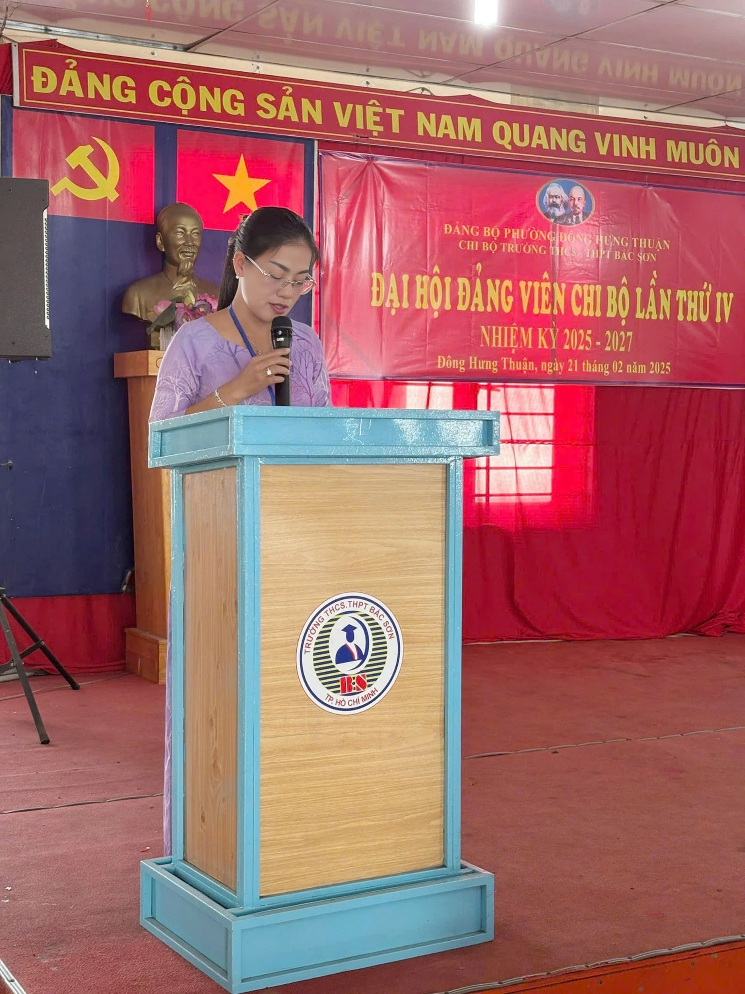 Đại hội chi bộ Trường THCS-THPT Bắc Sơn nhiệm kỳ 2025-2027