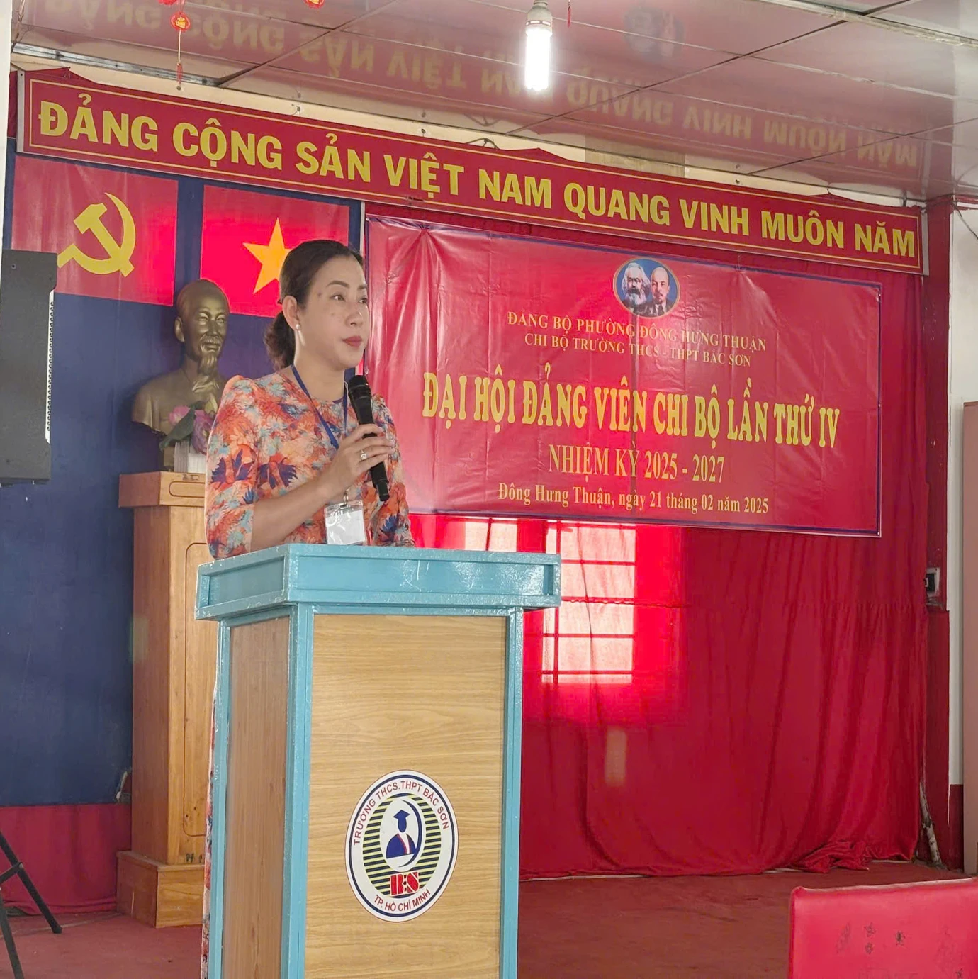 Đại hội chi bộ Trường THCS-THPT Bắc Sơn nhiệm kỳ 2025-2027