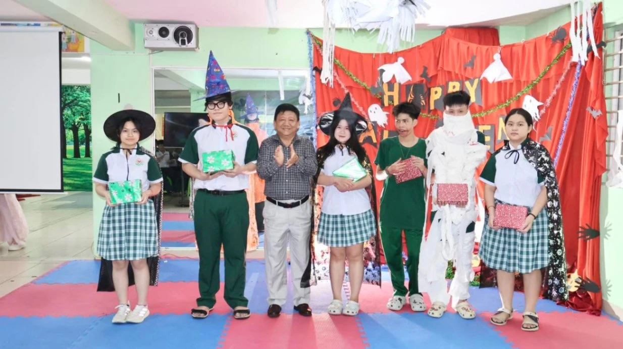 Không khí Halloween đã chính thức ghé thăm Trường THCS – THPT Bắc Sơn