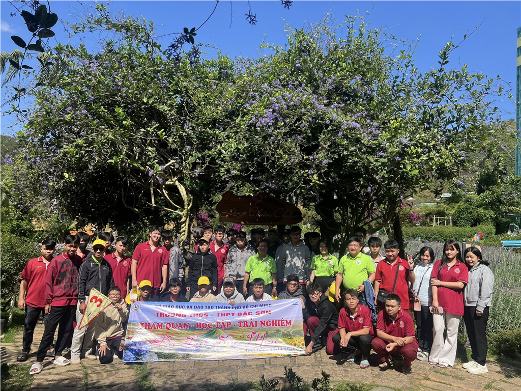 Trường THCS - THPT Bắc Sơn Tổ Chức Thành Công Chương Trình Trải Nghiệm Ngoại Khóa Tại Đà Lạt