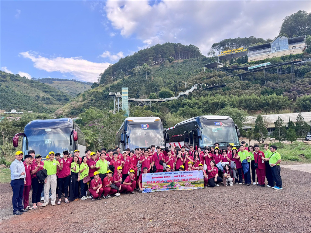 Trường THCS - THPT Bắc Sơn Tổ Chức Thành Công Chương Trình Trải Nghiệm Ngoại Khóa Tại Đà Lạt