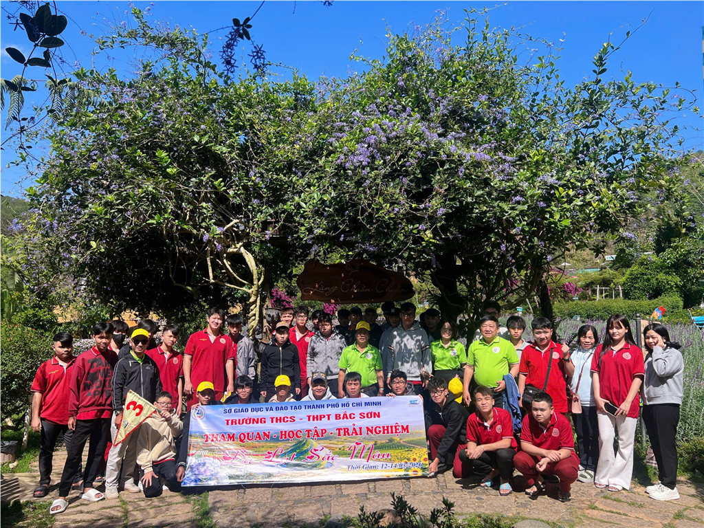 Trường THCS - THPT Bắc Sơn Tổ Chức Thành Công Chương Trình Trải Nghiệm Ngoại Khóa Tại Đà Lạt