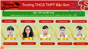 Chúc mừng học sinh Trường THCS-THPT Bắc Sơn 100% đậu tốt nghiệp kỳ thi THPT Quốc Gia năm học 2024-2025