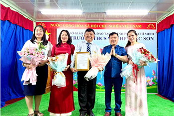 Trường Bắc Sơn Công Bố Quyết Định Công Nhận Hiệu Trưởng Mới
