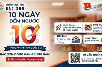 Trường THCS-THPT Bắc Sơn tiếp sức mùa thi 2026