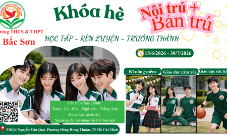 Khóa hè Nội trú – Bán trú năm 2026